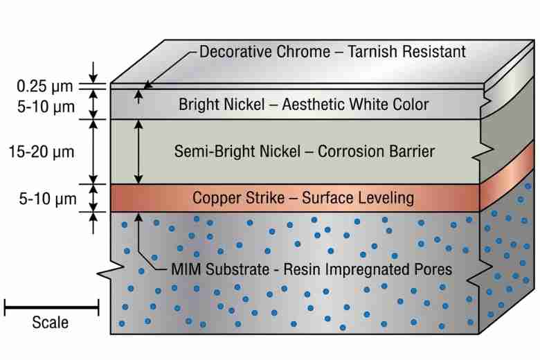 MIM parts surface treatment