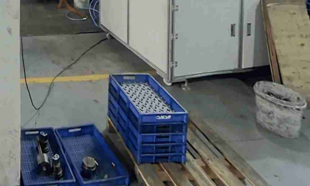 Finished MIM parts produced at Emitech