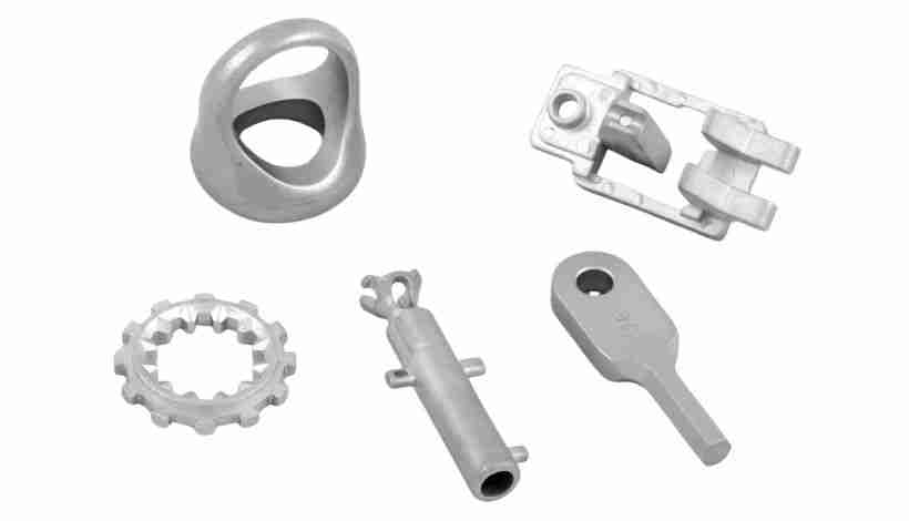Complex tool steel MIM components demonstrating intricate geometries