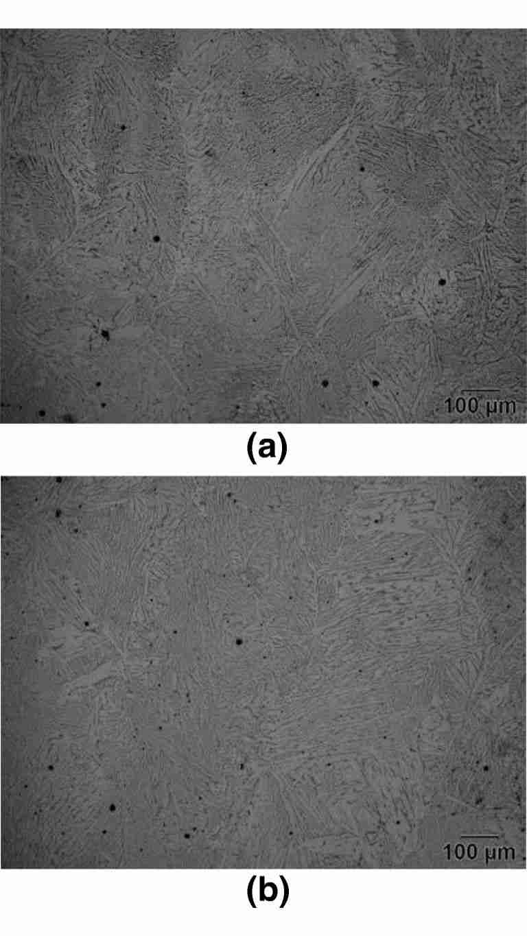 Optical microscopy comparison of 17-4 PH precipitation-hardening stainless steel microstructure b…