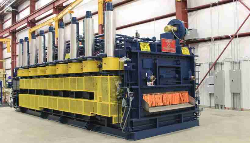 Industrial continuous belt sintering furnace
