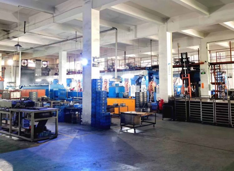 Production machinery on the Emitech shop floor