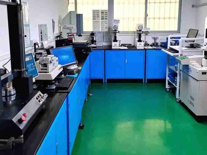 Quality control lab at Emitech